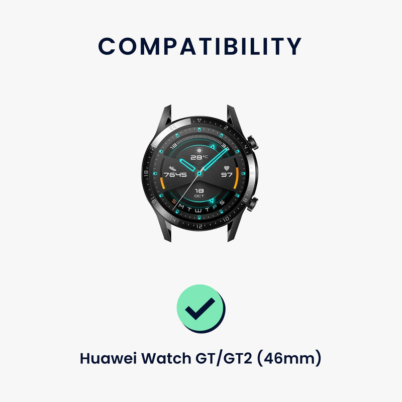 kwmobile Uhrenarmband für Huawei Watch GT / GT2 / GT3 (46mm) Armband Ersatzarmband für Fitnesstracker mit Uhrenverschluss Wechselarmband Smartwatch