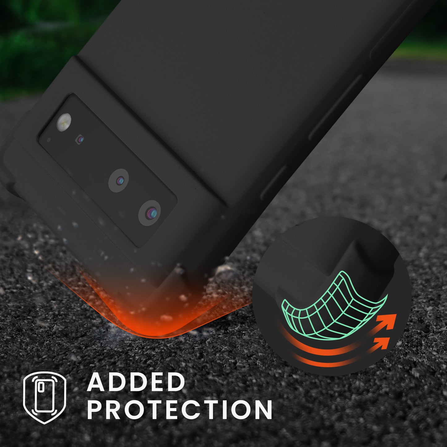 kwmobile Necklace Case kompatibel mit Google Pixel 6 Hülle - Cover mit Kordel zum Umhängen - Silikon Schutzhülle