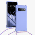 kwmobile Necklace Case kompatibel mit Google Pixel 6 Pro Hülle - Cover mit Kordel zum Umhängen - Silikon Schutzhülle