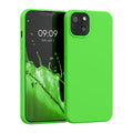 kwmobile Hülle kompatibel mit Apple iPhone 13 Hülle - gummierte Silikon Handyhülle - Schutzhülle für kabelloses Laden - Case
