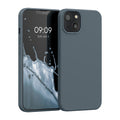 kwmobile Hülle kompatibel mit Apple iPhone 13 Hülle - gummierte Silikon Handyhülle - Schutzhülle für kabelloses Laden - Case
