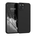 kwmobile Hülle kompatibel mit Apple iPhone 13 Hülle - gummierte Silikon Handyhülle - Schutzhülle für kabelloses Laden - Case