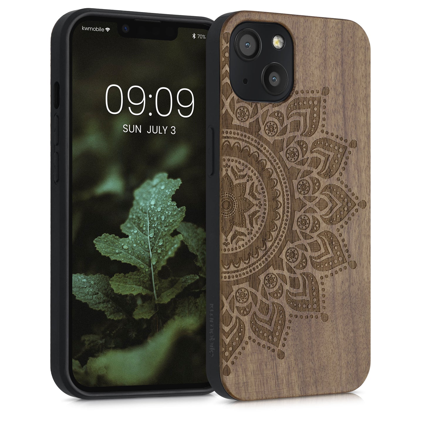 kwmobile Hülle kompatibel mit Apple iPhone 13 Handy Cover TPU Handyhülle Kompass Vintage