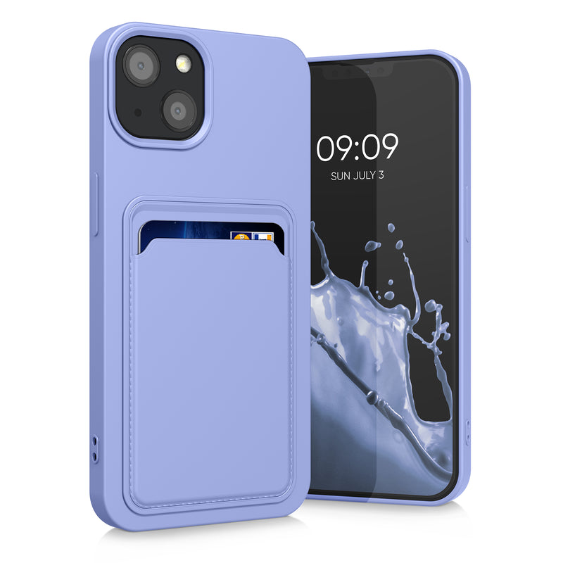 kwmobile Handyhülle kompatibel mit Apple iPhone 13 Hülle - Handy Cover mit Fach für Karten