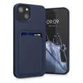 kwmobile Handyhülle kompatibel mit Apple iPhone 13 Hülle - Handy Cover mit Fach für Karten