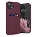 kwmobile Handyhülle kompatibel mit Apple iPhone 13 Hülle - Handy Cover mit Fach für Karten