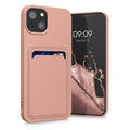 kwmobile Handyhülle kompatibel mit Apple iPhone 13 Hülle - Handy Cover mit Fach für Karten