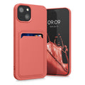 kwmobile Handyhülle kompatibel mit Apple iPhone 13 Hülle - Handy Cover mit Fach für Karten