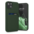 kwmobile Handyhülle kompatibel mit Apple iPhone 13 Hülle - Handy Cover mit Fach für Karten