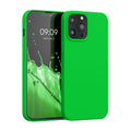 kwmobile Hülle kompatibel mit Apple iPhone 13 Pro Max Hülle - gummierte Silikon Handyhülle - Schutzhülle für kabelloses Laden - Case