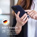 kwmobile Hülle kompatibel mit Apple iPhone 13 Pro Max Hülle - gummierte Silikon Handyhülle - Schutzhülle für kabelloses Laden - Case