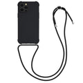 kwmobile Necklace Case kompatibel mit Apple iPhone 13 Pro Max Hülle - Cover mit Kordel zum Umhängen - Silikon Schutzhülle