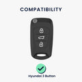 Silikon Hülle kompatibel mit Hyundai Autoschlüssel