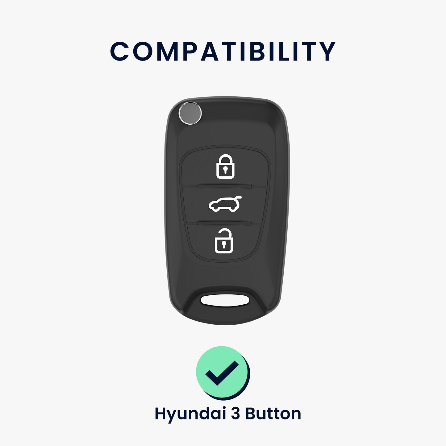Silikon Hülle kompatibel mit Hyundai Autoschlüssel