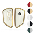 kwmobile Autoschlüssel Hülle kompatibel mit VW Golf 8 3-Tasten Autoschlüssel - Schlüsselhülle Silikon Cover - Rosa Gold Rosa  [dsg09]