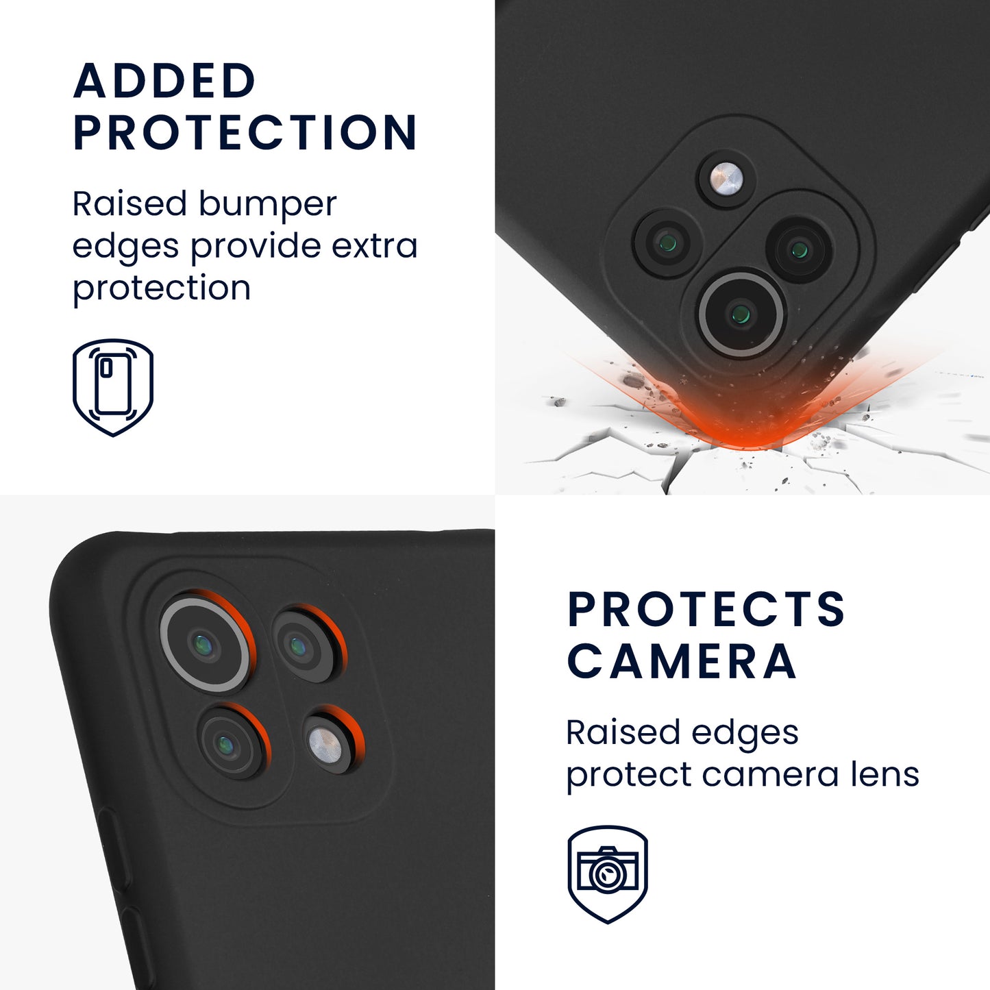 Slim Gummierte Silikon Hülle für Xiaomi 11 Lite (5G) NE / Mi 11 Lite (5G) in Cool Mint