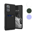 kwmobile Handyhülle kompatibel mit Xiaomi Redmi Note 10 Pro Hülle - Handy Cover mit Fach für Karten - in Schwarz matt Schwarz matt  
