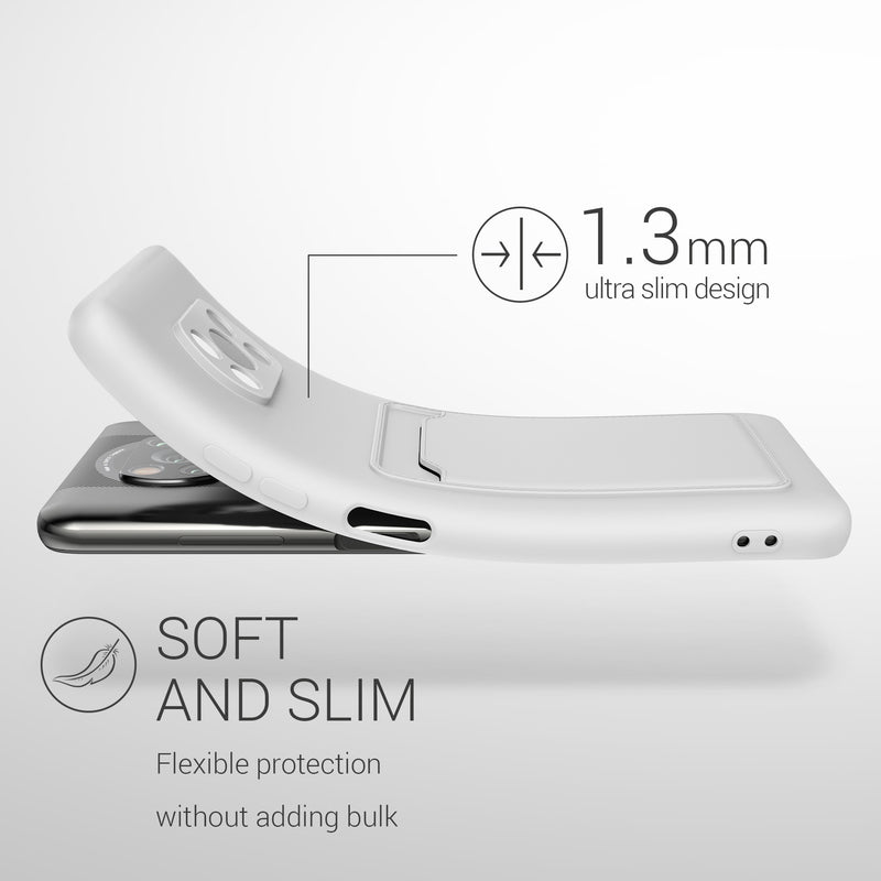 kwmobile Handyhülle kompatibel mit Xiaomi Poco X3 NFC / Poco X3 Pro Hülle - Handy Cover mit Fach für Karten