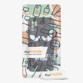 kwmobile Hülle kompatibel mit Xiaomi Redmi Note 10 5G - Handyhülle Silikon Case - Don't touch my Phone