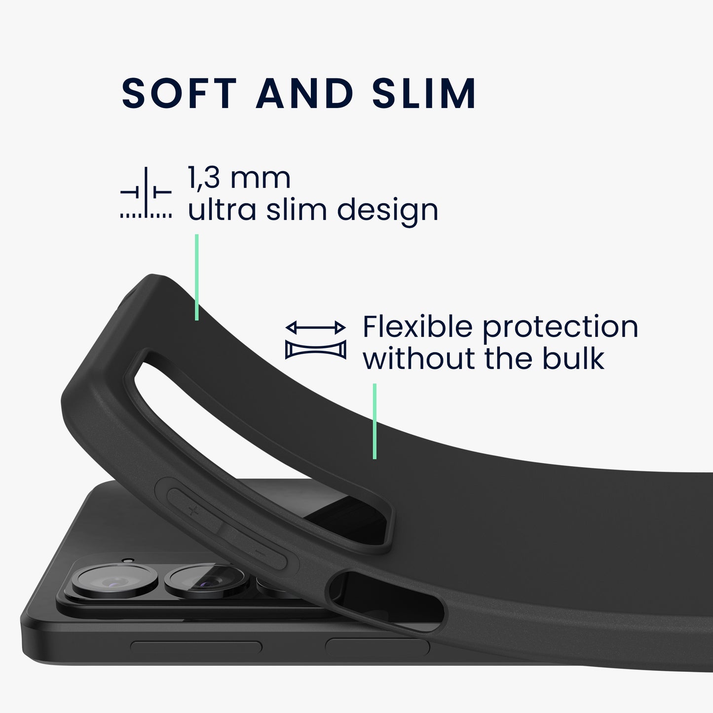 kwmobile Handyhülle für Motorola Edge 20 Hülle Kabelloses Laden Schutzhülle Cover