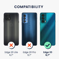 kwmobile Handyhülle für Motorola Edge 20 Hülle Kabelloses Laden Schutzhülle Cover
