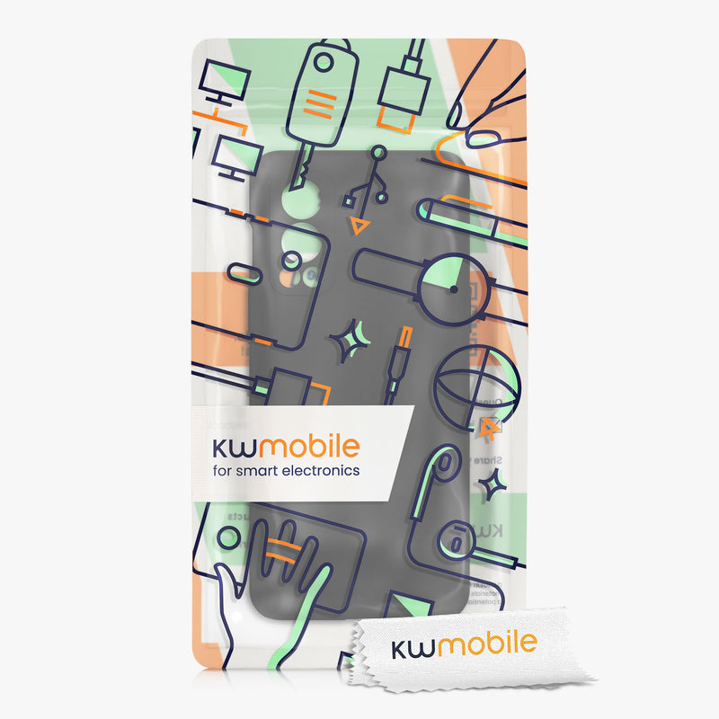 kwmobile Handyhülle für OnePlus Nord 2 5G Hülle - Case - Kabelloses Laden - Schutzhülle Cover