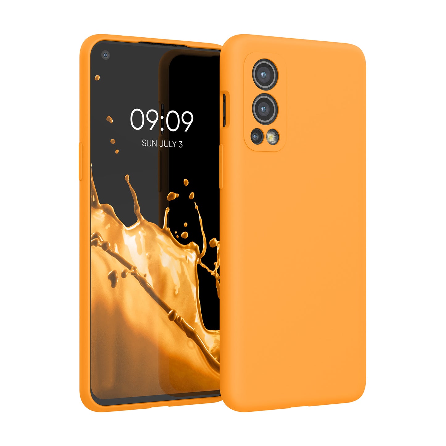 kwmobile Handyhülle für OnePlus Nord 2 5G Hülle - Case - Kabelloses Laden - Schutzhülle Cover