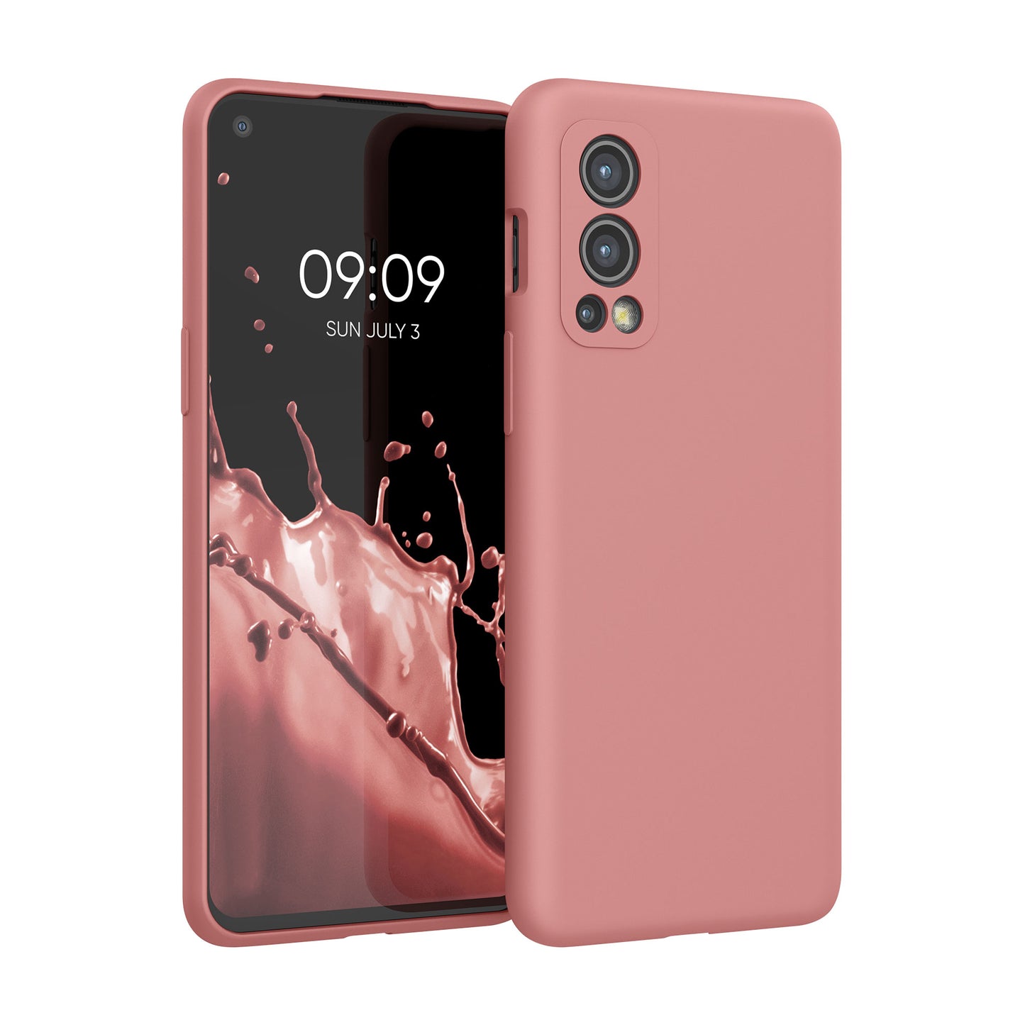 kwmobile Handyhülle für OnePlus Nord 2 5G Hülle - Case - Kabelloses Laden - Schutzhülle Cover