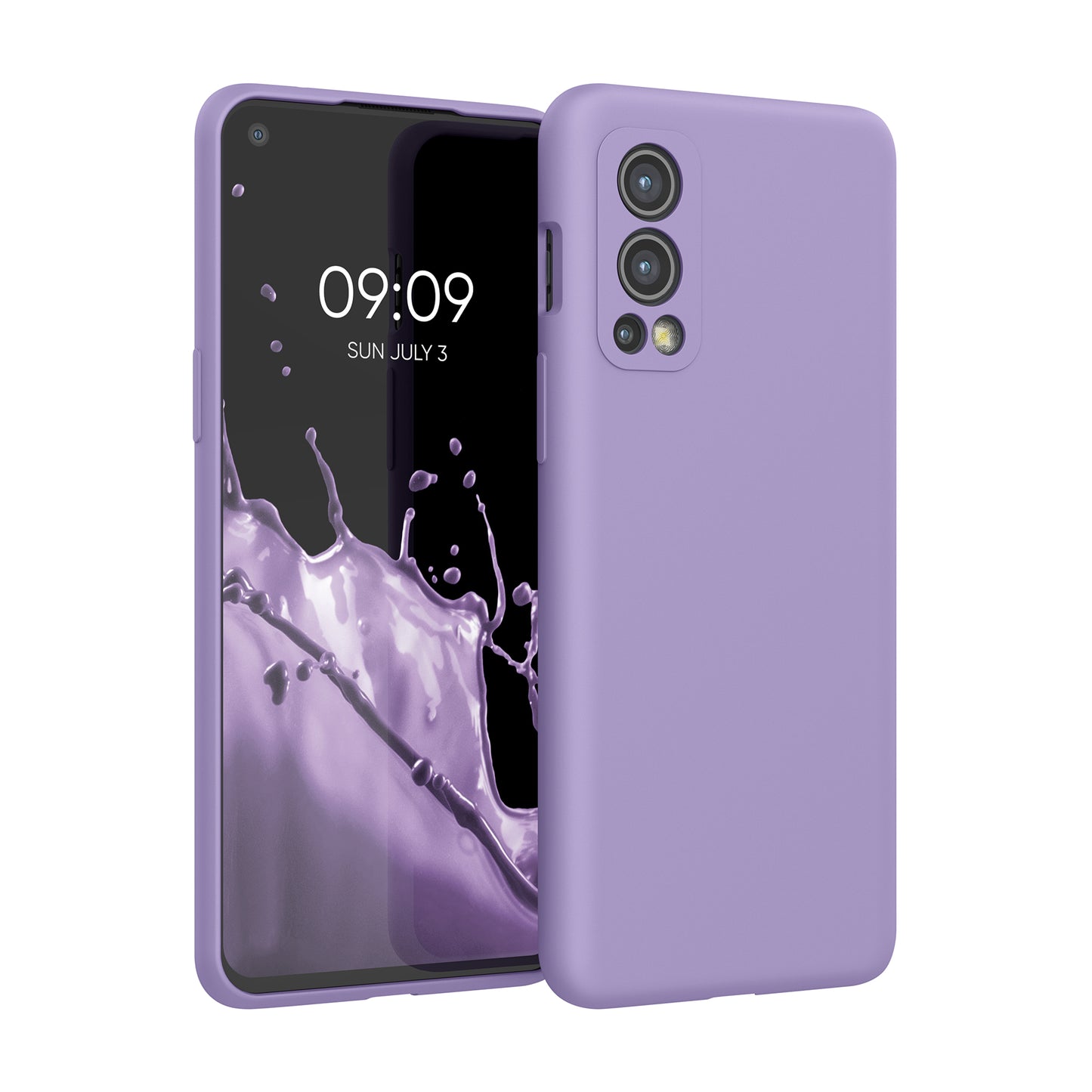 kwmobile Handyhülle für OnePlus Nord 2 5G Hülle - Case - Kabelloses Laden - Schutzhülle Cover