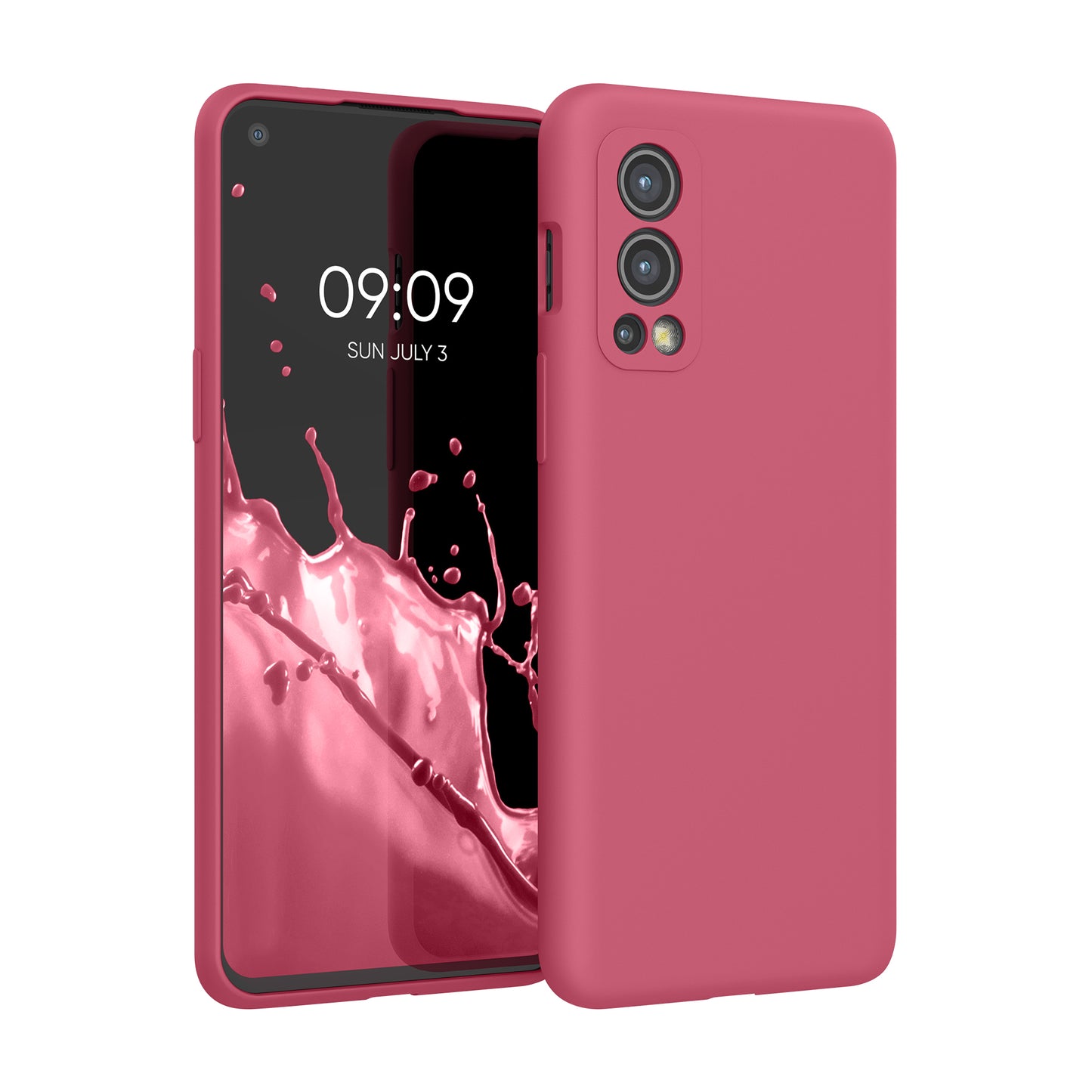 kwmobile Handyhülle für OnePlus Nord 2 5G Hülle - Case - Kabelloses Laden - Schutzhülle Cover