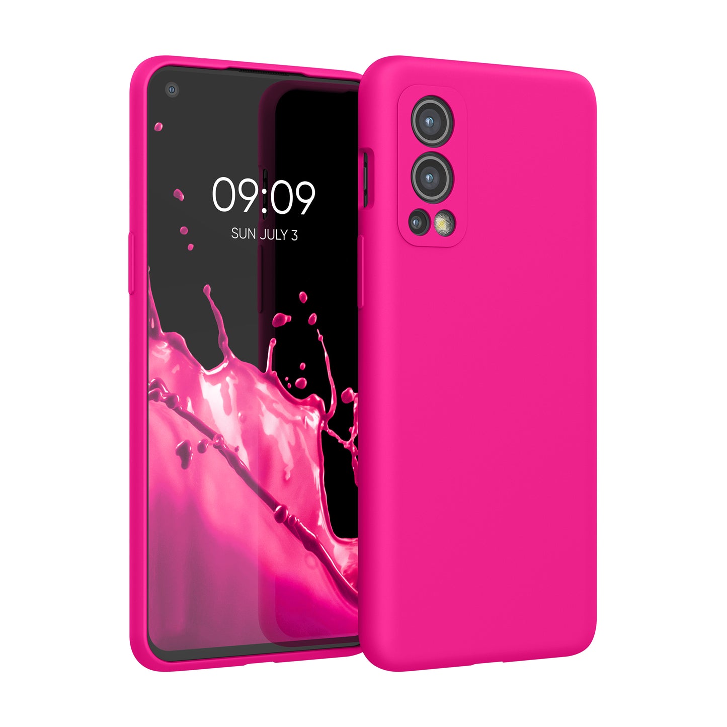 kwmobile Handyhülle für OnePlus Nord 2 5G Hülle - Case - Kabelloses Laden - Schutzhülle Cover