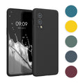 kwmobile Hülle kompatibel mit OnePlus Nord 2 5G Hülle - Silikon Handy Case - Handyhülle weiche Oberfläche - kabelloses Laden - Rainwashed Grün Rainwashed Grün  