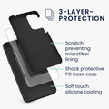 kwmobile Handyhülle für OnePlus Nord 2 5G Hülle - Case - Kabelloses Laden - Schutzhülle Cover