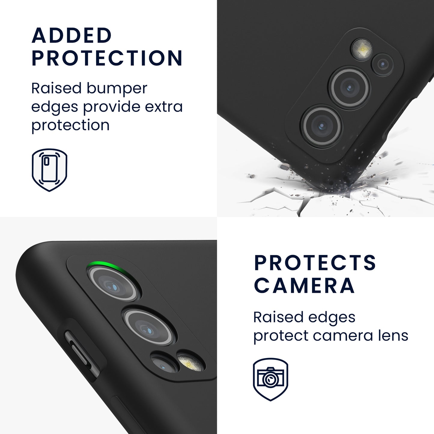 kwmobile Handyhülle für OnePlus Nord 2 5G Hülle - Case - Kabelloses Laden - Schutzhülle Cover