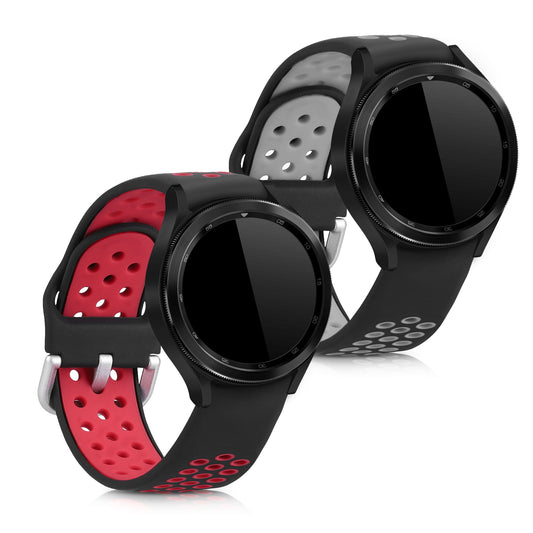kwmobile Uhrenarmband für Samsung Galaxy Watch 4 Classic (46mm) Armband Fitnesstracker Band Set Ersatzarmband