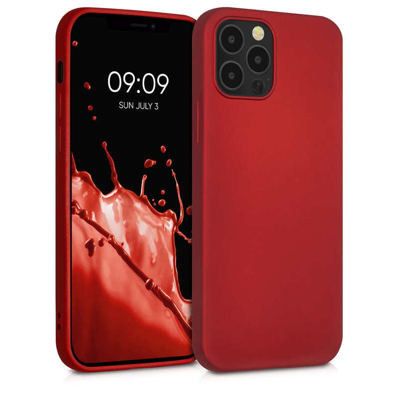 kwmobile Handyhülle für Apple iPhone 12 / iPhone 12 Pro Hülle - Silikon Case - Schutzhülle Cover