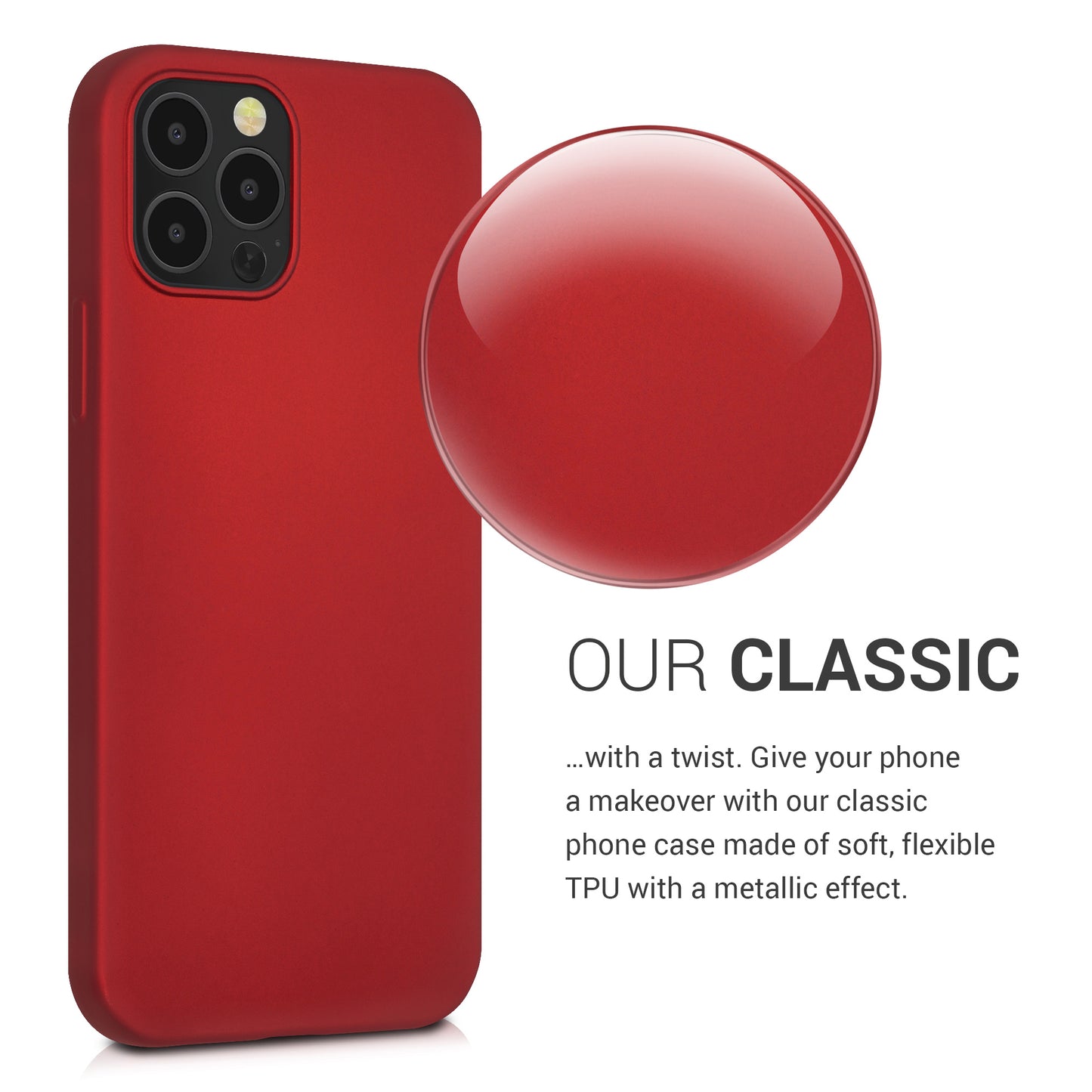 kwmobile Handyhülle für Apple iPhone 12 / iPhone 12 Pro Hülle - Silikon Case - Schutzhülle Cover