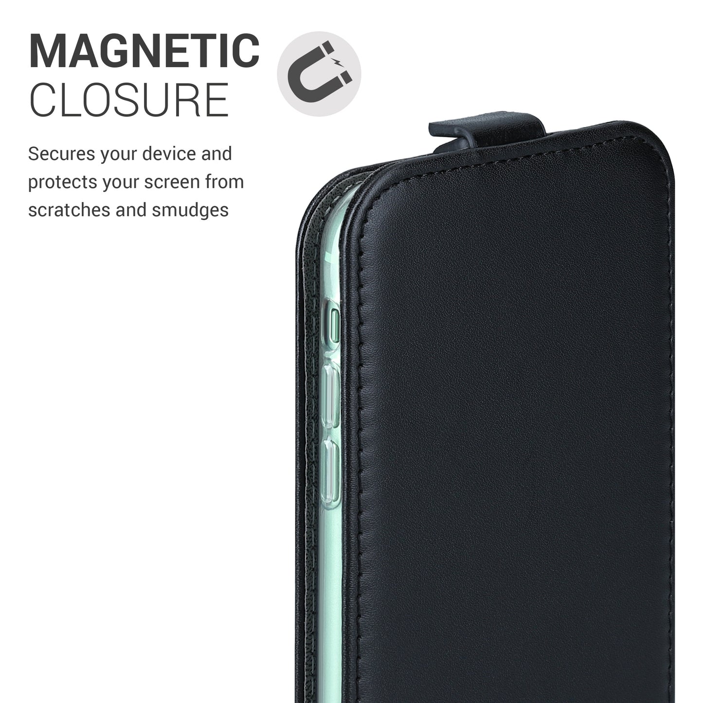kwmobile Schutzhülle kompatibel mit Apple iPhone 11 - Flip Case Handyhülle