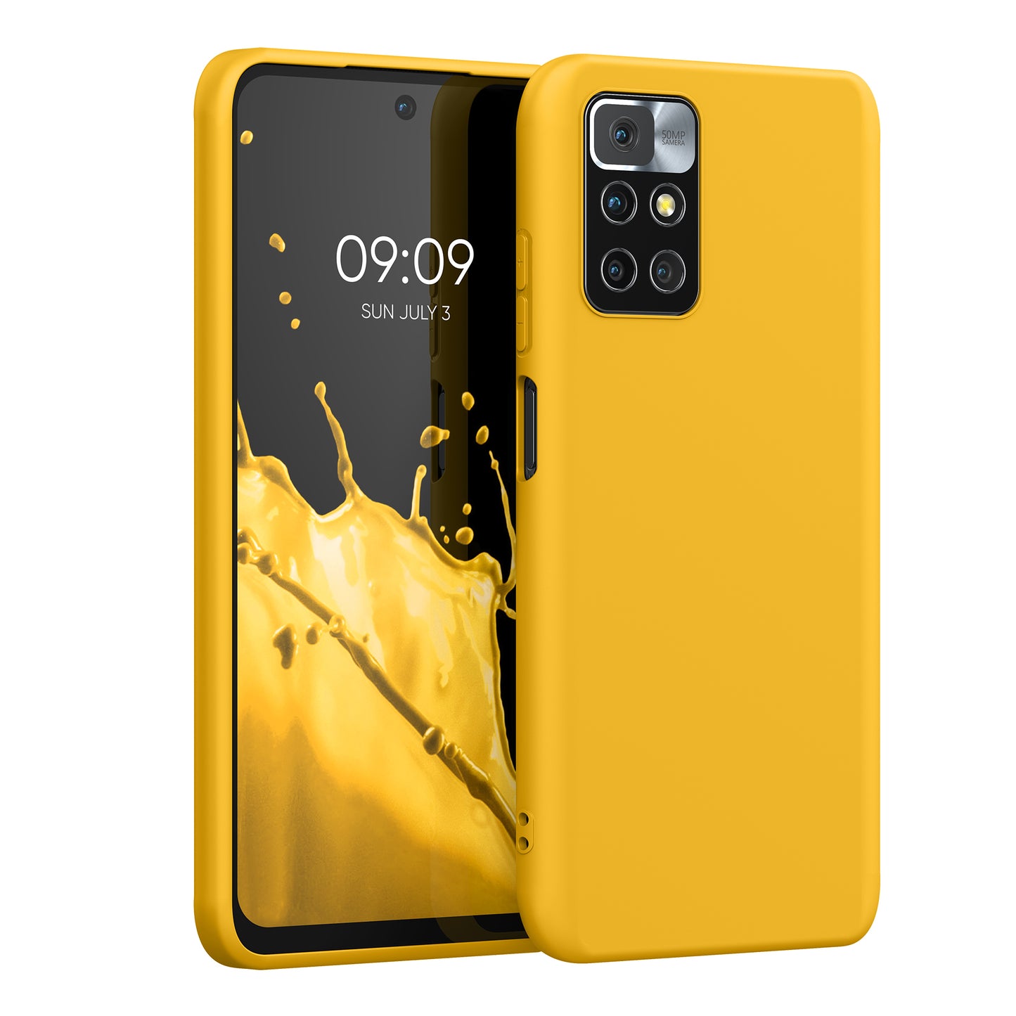 kwmobile Handyhülle für Xiaomi Redmi 10 (2021 / 2022) Hülle - Kabelloses Laden - Schutzhülle Cover