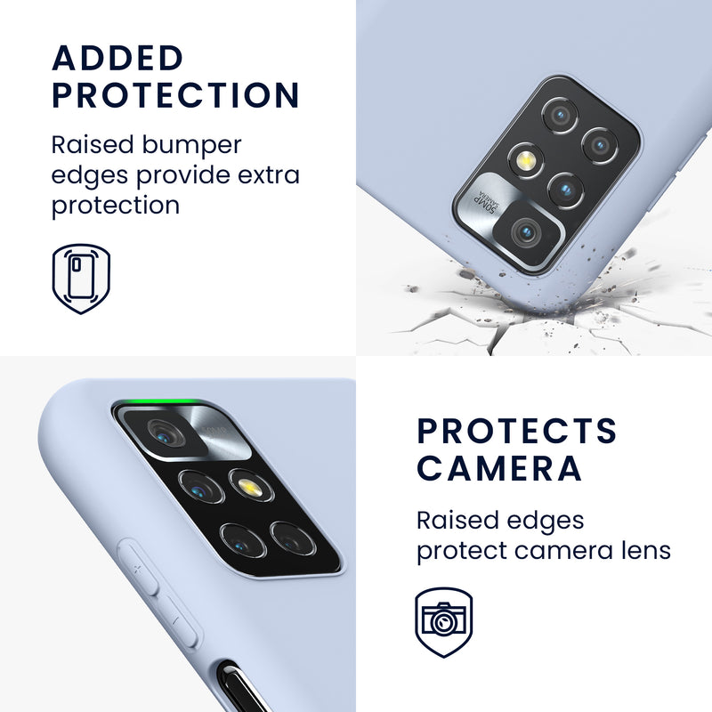 kwmobile Handyhülle für Xiaomi Redmi 10 (2021 / 2022) Hülle - Kabelloses Laden - Schutzhülle Cover