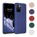 kwmobile Case kompatibel mit Xiaomi Redmi 10 (2021 / 2022) Hülle - Schutzhülle aus Silikon metallisch schimmernd - Handyhülle Metallic Lavendel Metallic Lavendel  