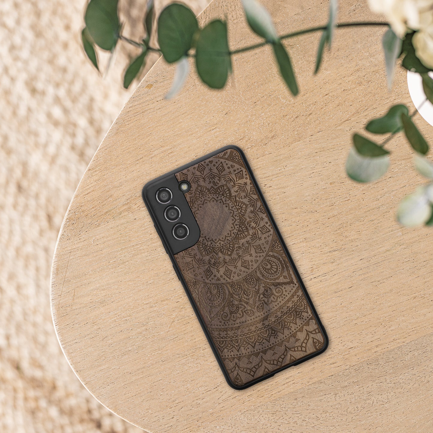 kwmobile Hülle kompatibel mit Samsung Galaxy S21 FE Hülle - Handy Cover - TPU Handyhülle in Aufgehende Sonne