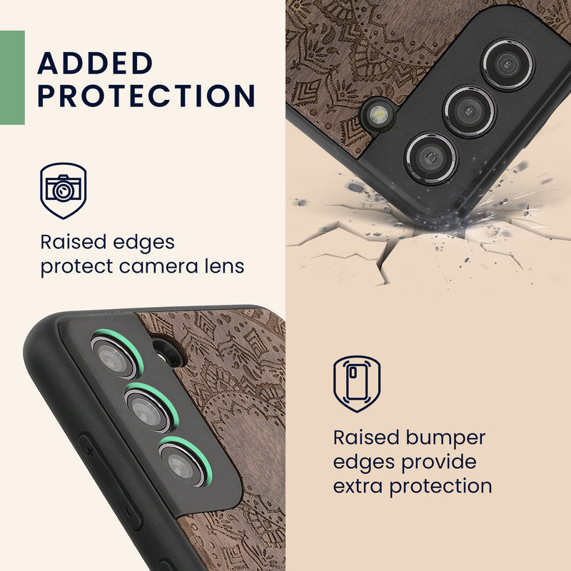 kwmobile Hülle kompatibel mit Samsung Galaxy S21 FE Hülle - Handy Cover - TPU Handyhülle in Aufgehende Sonne