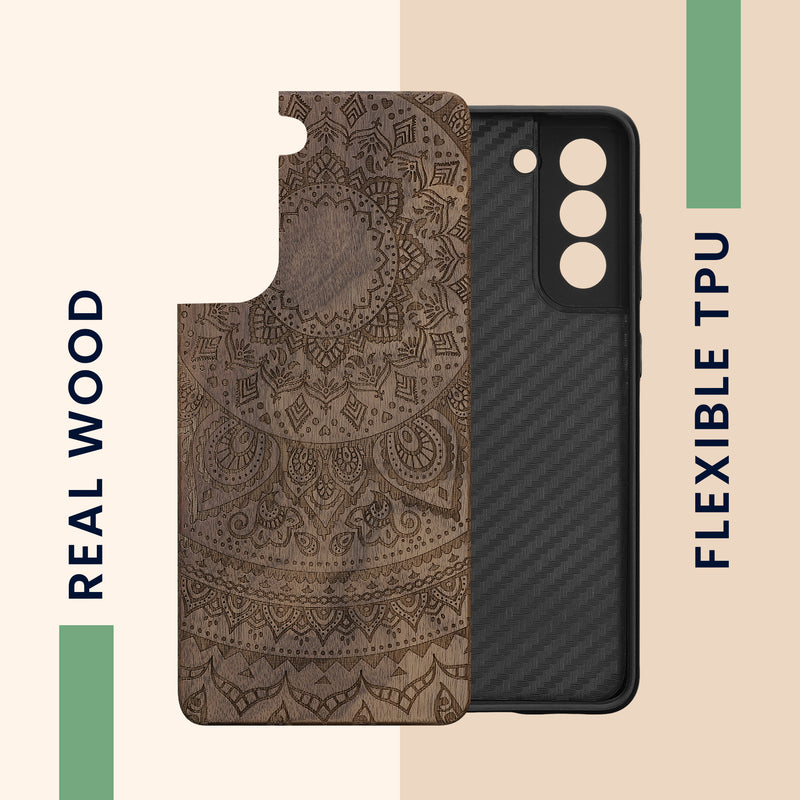 kwmobile Hülle kompatibel mit Samsung Galaxy S21 FE Hülle - Handy Cover - TPU Handyhülle in Aufgehende Sonne