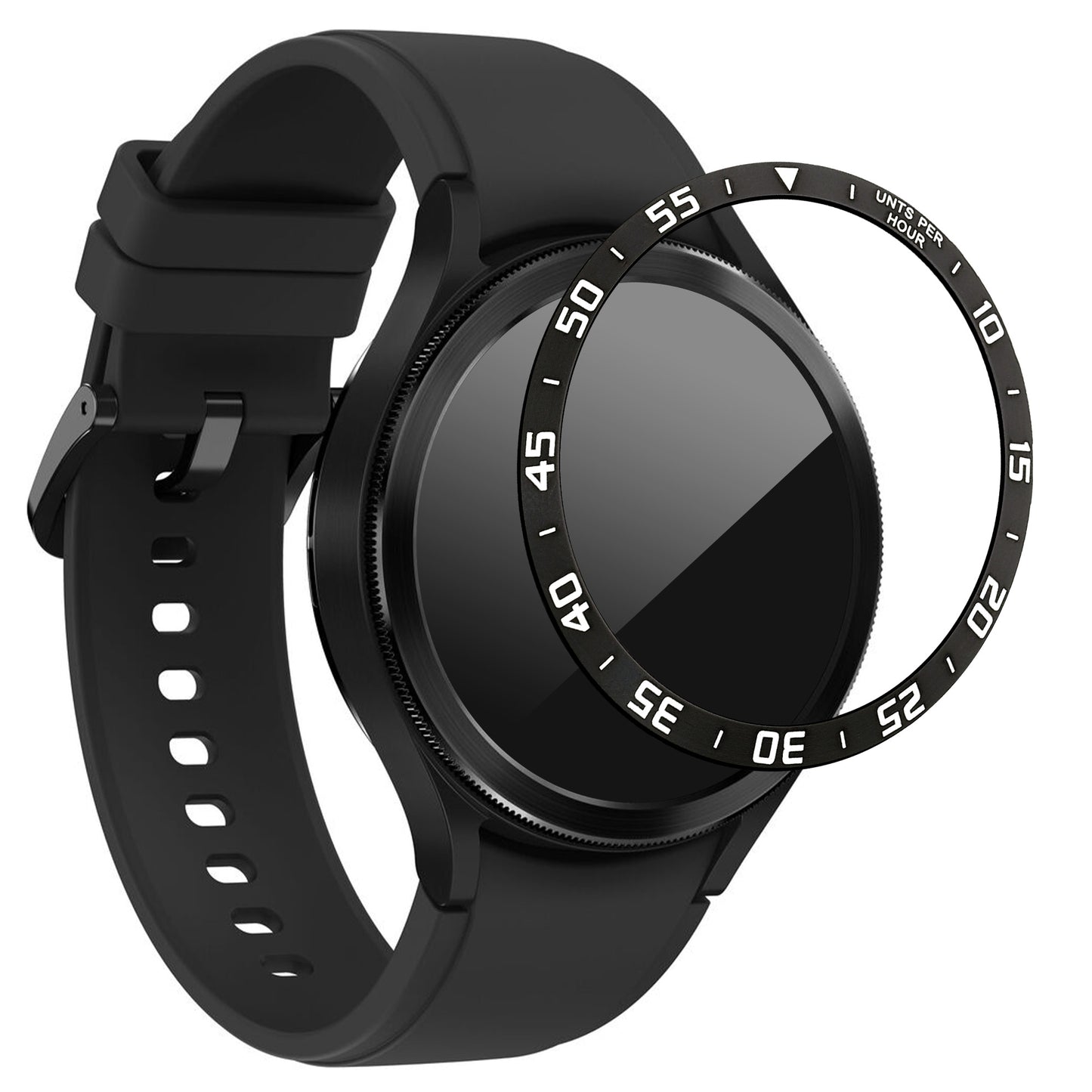 kwmobile Schutzring kompatibel mit Samsung Galaxy Watch 4 Classic Fitnesstracker - Bezel Ring Lünette