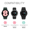 kwmobile Schutzring kompatibel mit Samsung Galaxy Watch 4 Classic Fitnesstracker - Bezel Ring Lünette