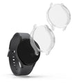 kwmobile Schutzhülle für Samsung Galaxy Watch 4 Fullbody Display Cover Set
