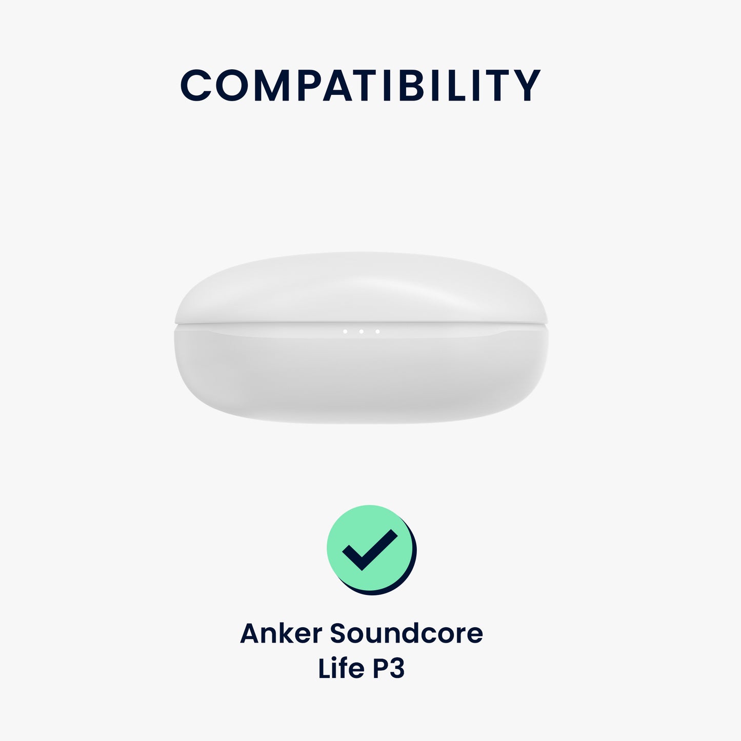 kwmobile Hülle kompatibel mit Anker Soundcore Life P3 Hülle - Kopfhörer Case - Schutzhülle