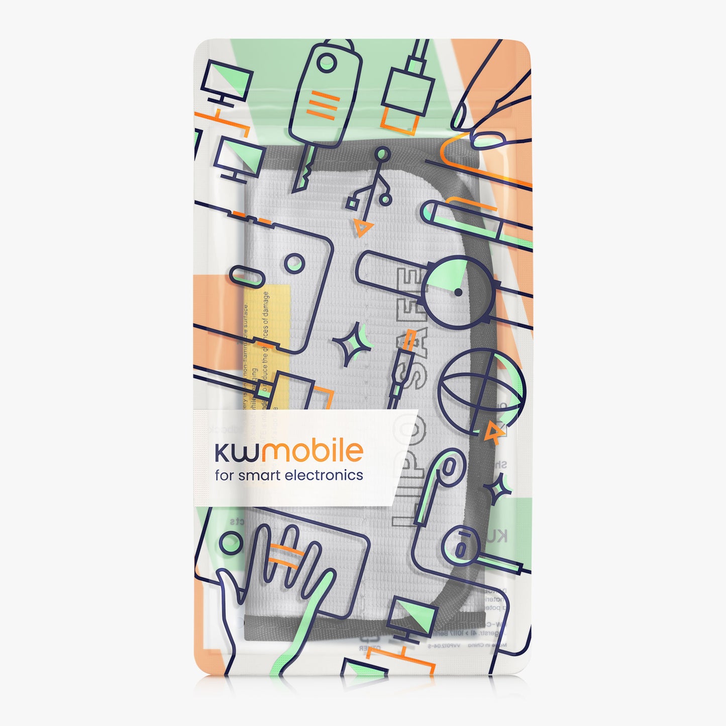 kwmobile Akku Tasche Beutel - 18,5 x 7,5 x 6 cm LiPo Bag Tragetasche - Batterie Tasche Aufbewahrungstasche