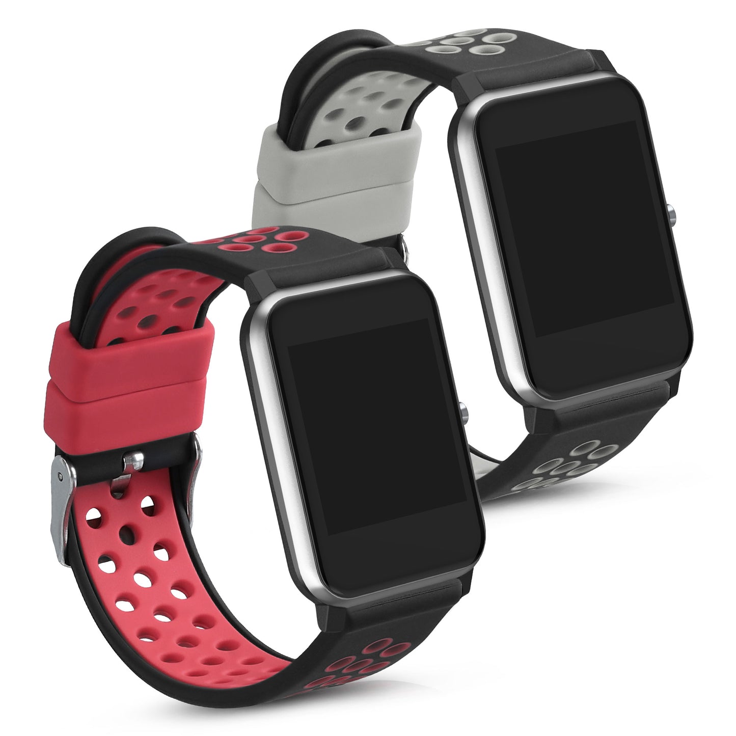 kwmobile Uhrenarmband für Willful Fitnesstracker / Smartwatch Armband Band Set Ersatzarmband